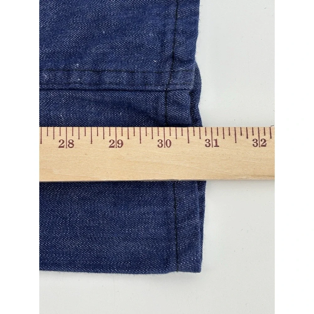 Vintage US Navy Seafarer Pants Bell Bottom Mens Denim Jeans Flare 25x30 Blue